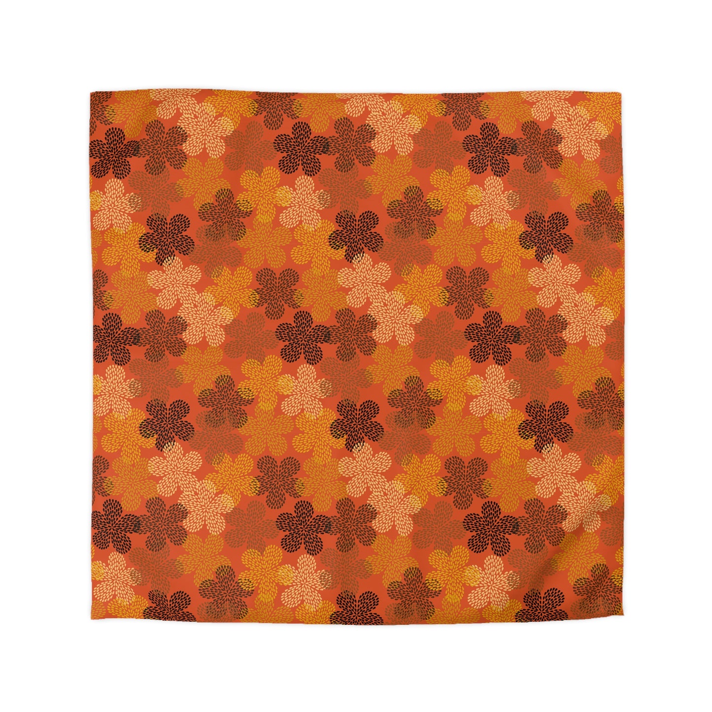 Flower Power Ankara Duvet Cover