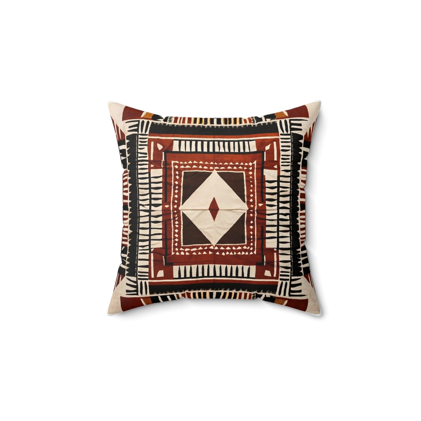 Diamond Striped Bogolan Print Couch Pillow or Case