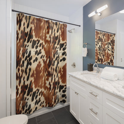 Cow Print Shower Curtain