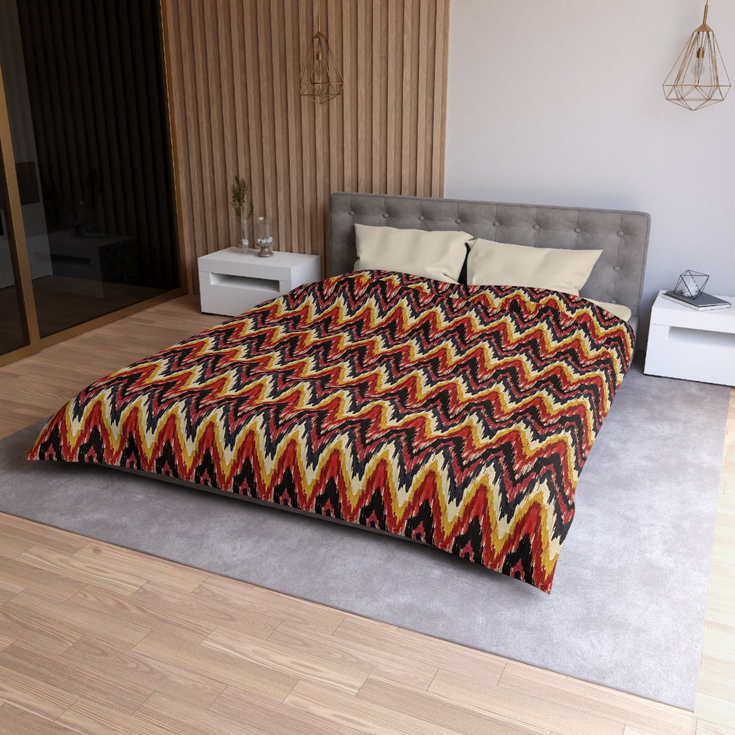 Ikat Zig Zag Duvet Cover