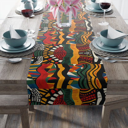 African Print Table Runner