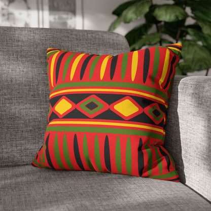 African Geometric Pillow Cover