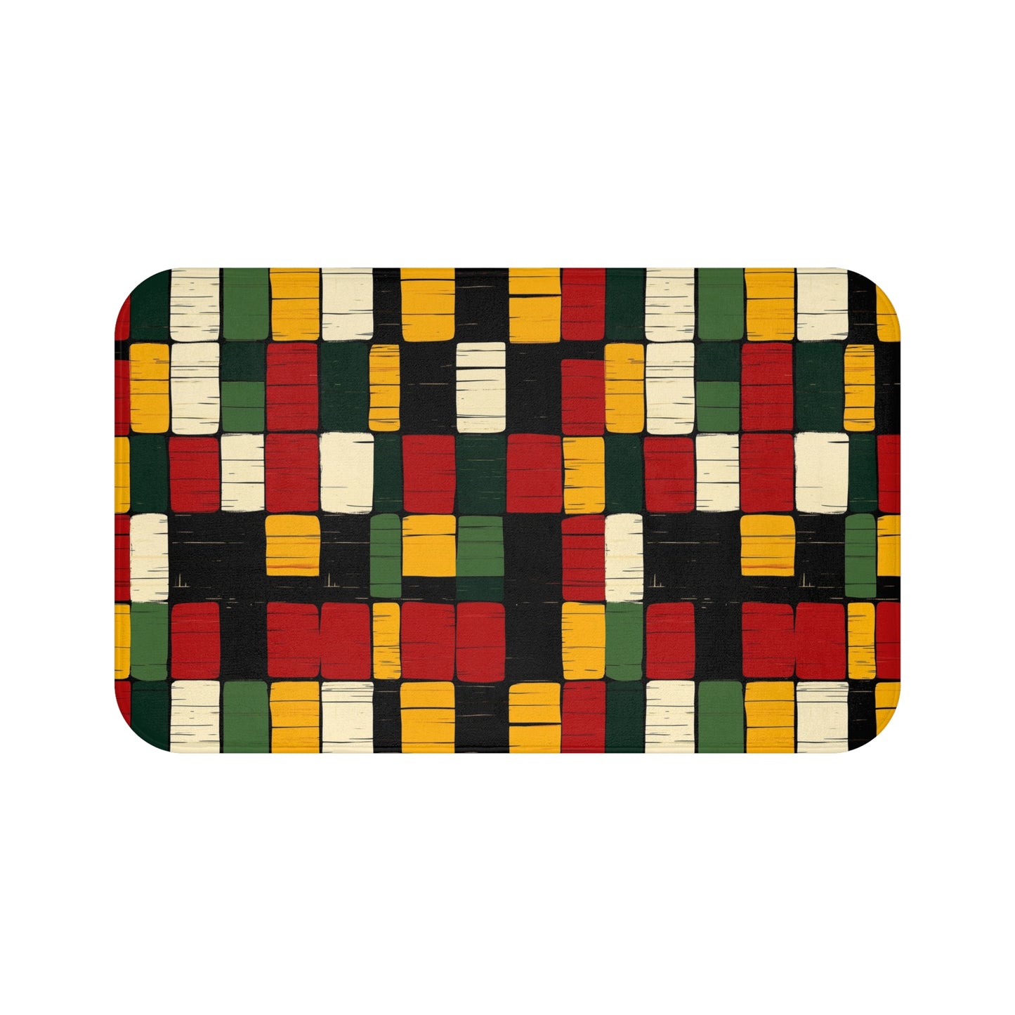 African Kente Bath Mat