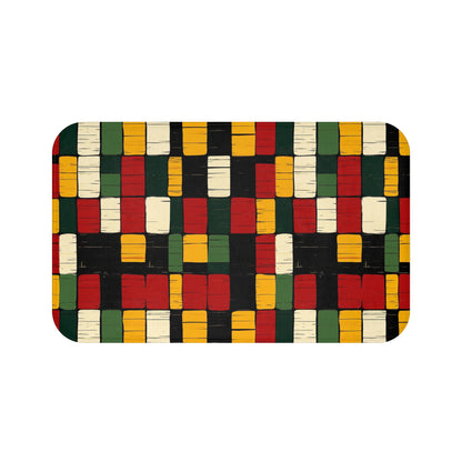 African Kente Bath Mat