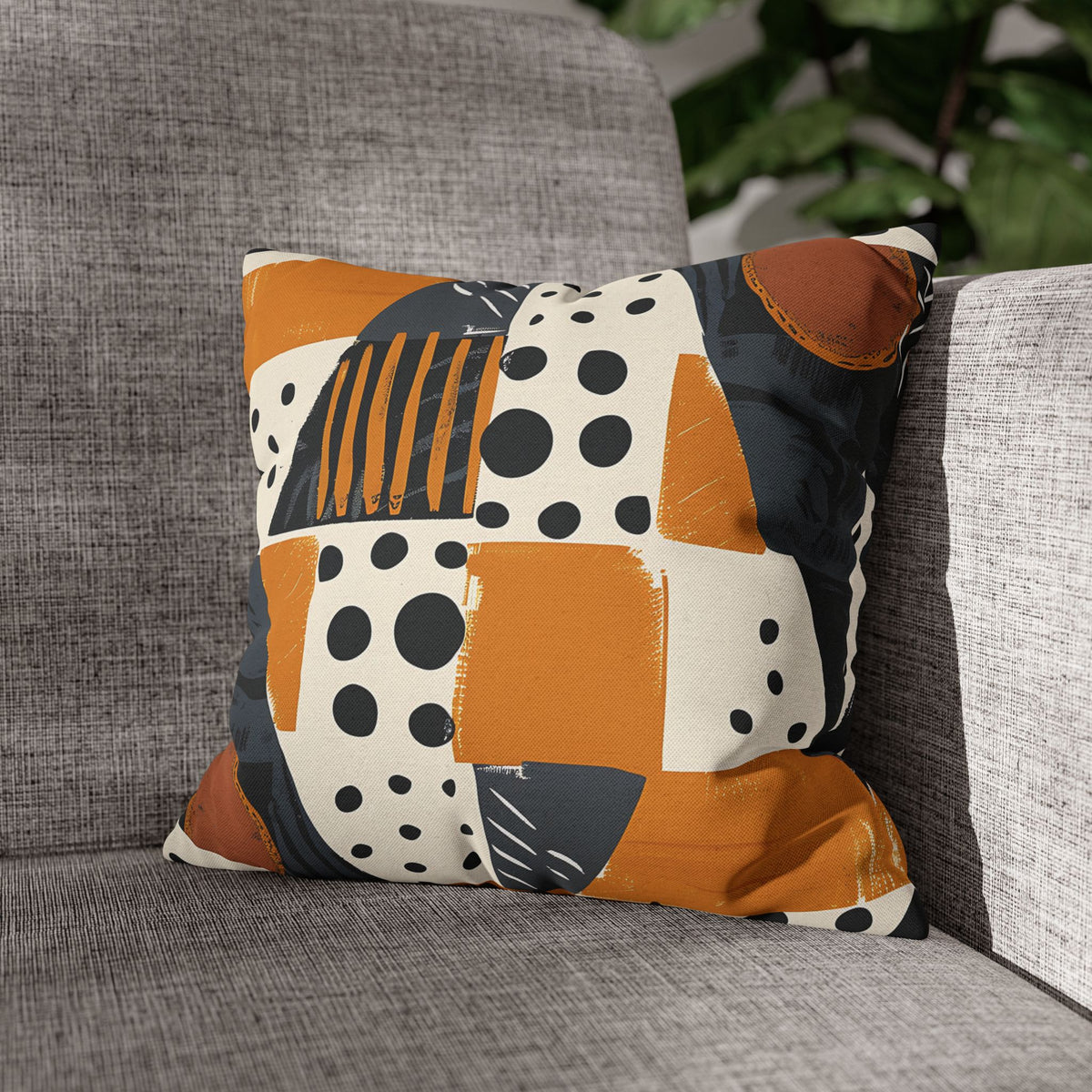 Abstract Geometric Tribal Pillow Cover