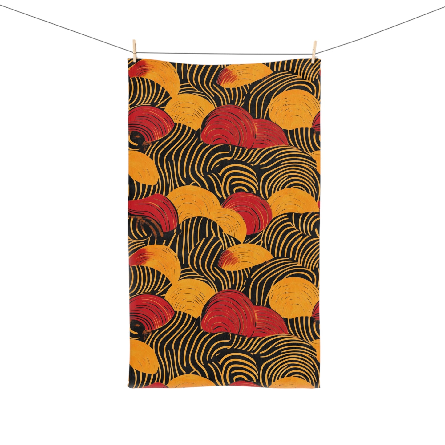African Tribal Print Hand Towel