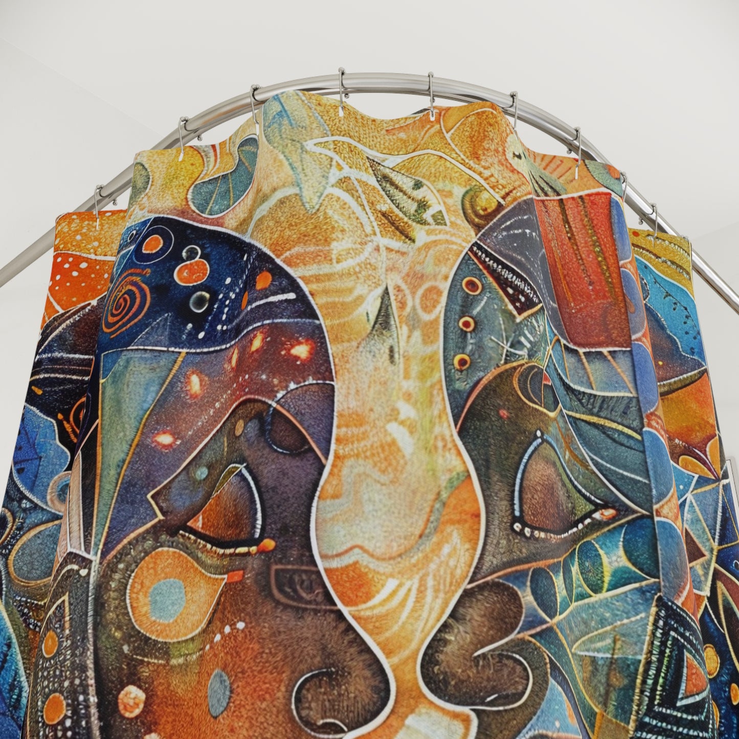 African Art Shower Curtain
