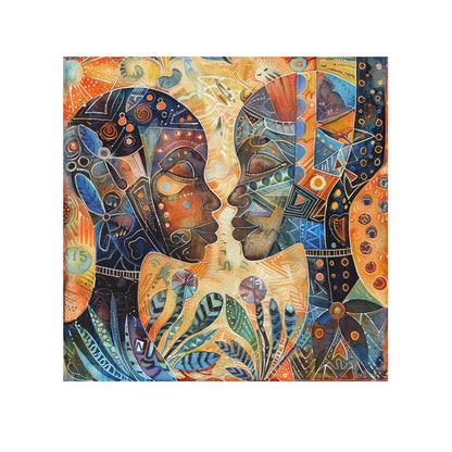 African Art Face Towel
