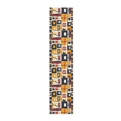 Abstract African Print Table Runner