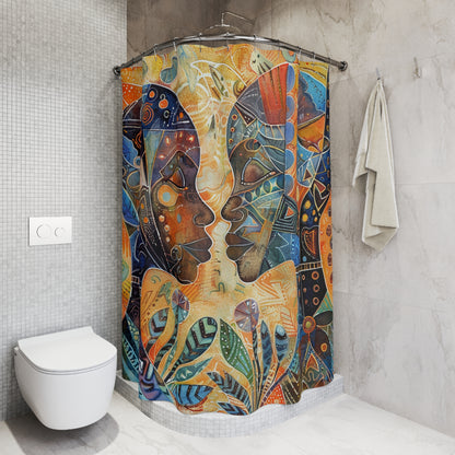 African Art Shower Curtain