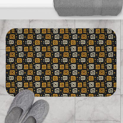 African Tribal Print Bath Mat