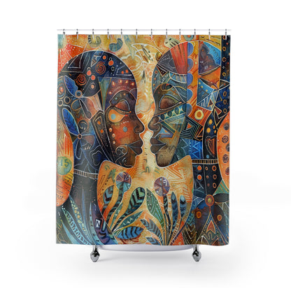 African Art Shower Curtain