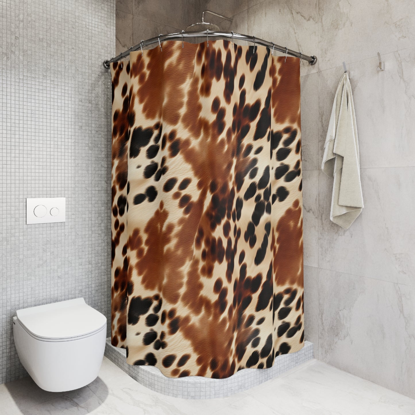 Cow Print Shower Curtain