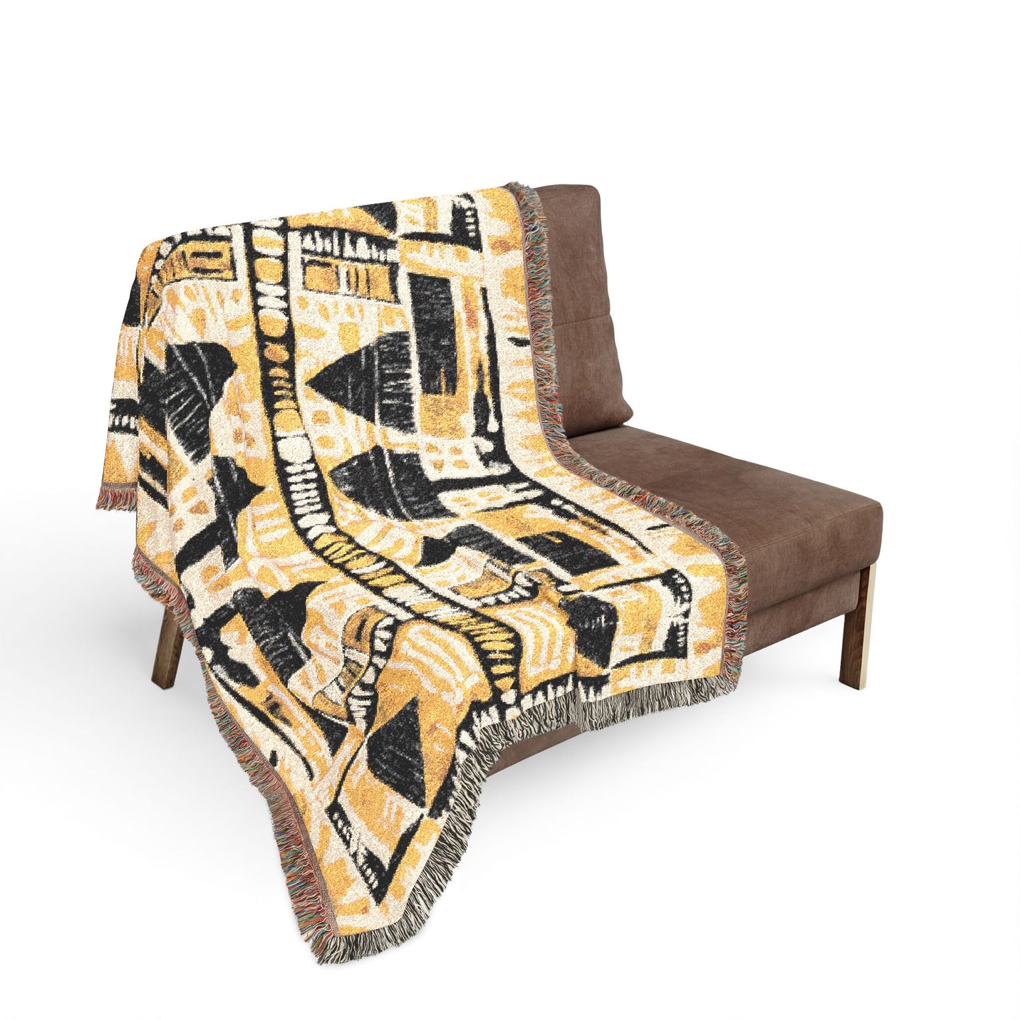 Tribal African Pattern Woven Blanket