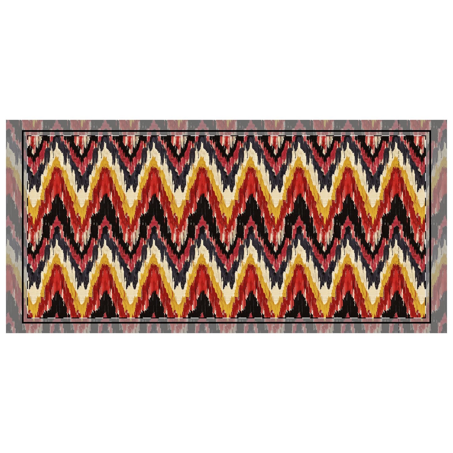 Ikat Zig Zag Pillow Case