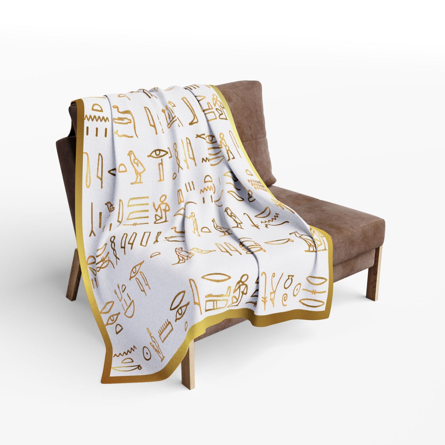 Egyptian Hieroglyphics Arctic Fleece Blanket