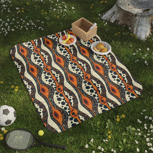 African Pattern Picnic Blanket