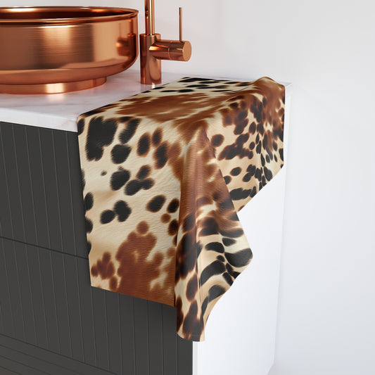 Cow Print Hand Towel