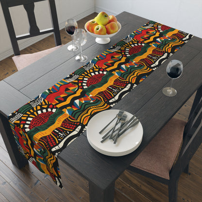 African Print Table Runner