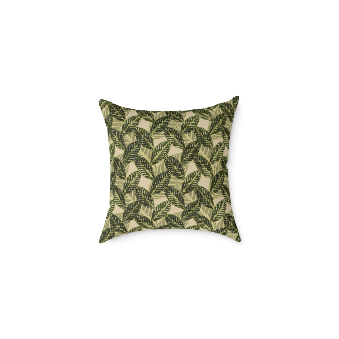 Vintage Leaves Throw Pillow & Cover