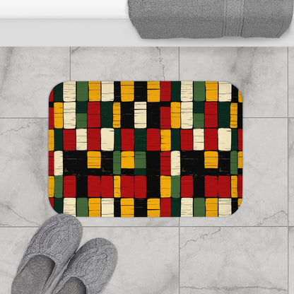 African Kente Bath Mat