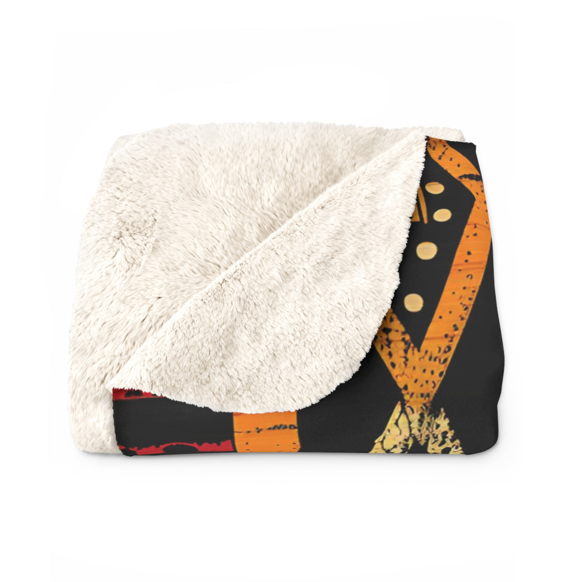 Tribal Geometric Sherpa Fleece Blanket