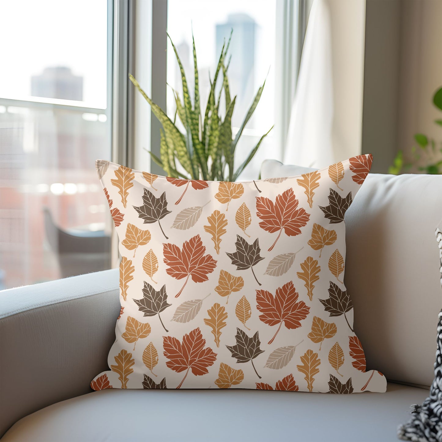 Autumn Leaves Throw Pillow Cover