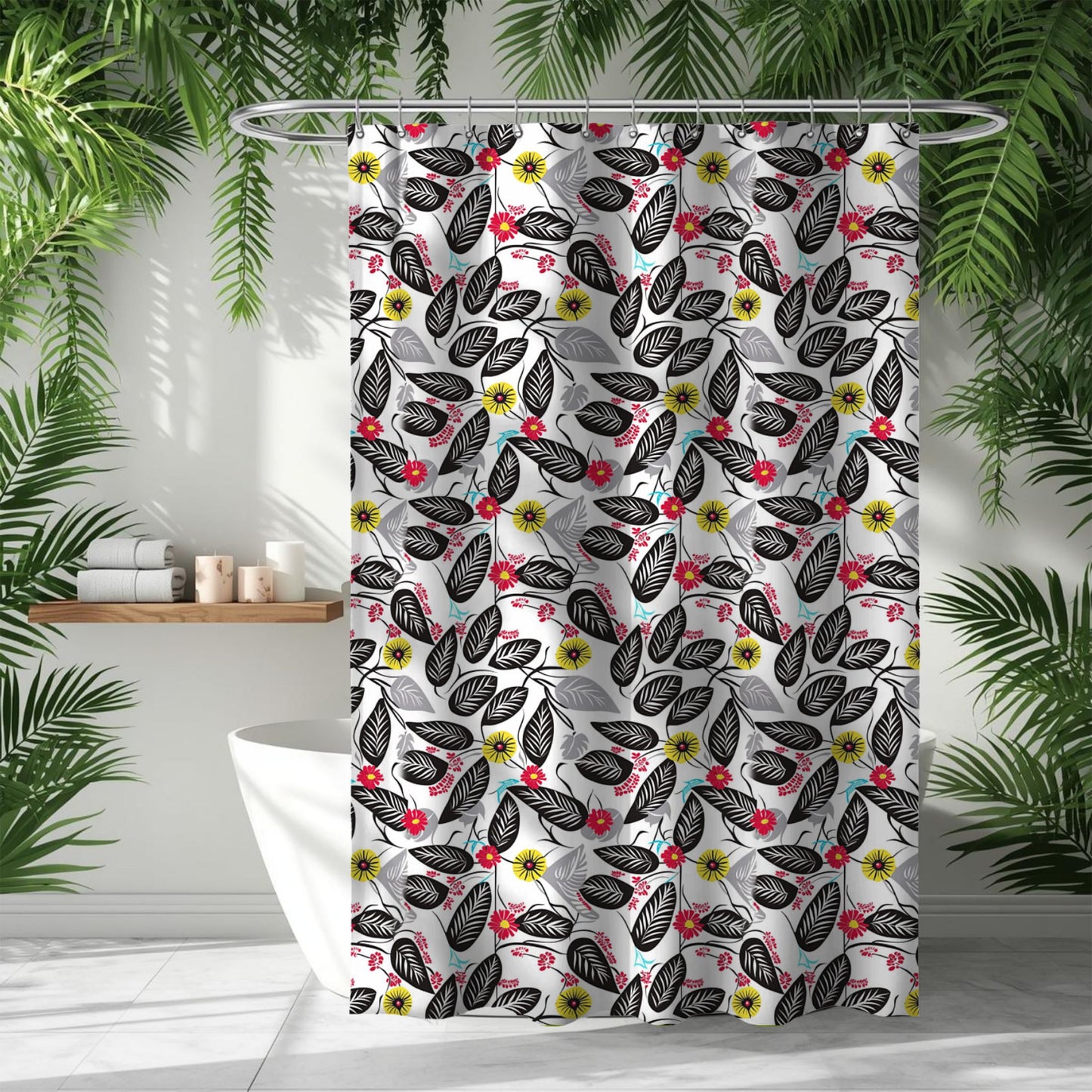 African print shower curtains