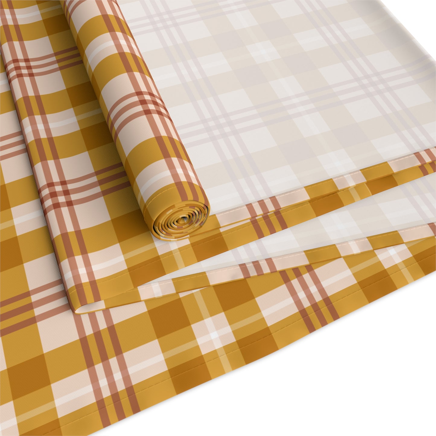 Retro Plaid Table Runner