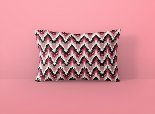 Pink Zig Zag Pillowcase