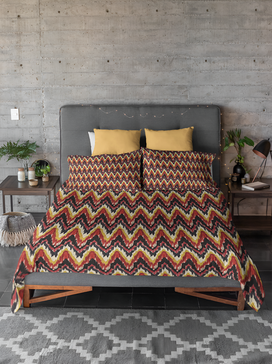 Ikat Zig Zag Duvet Cover