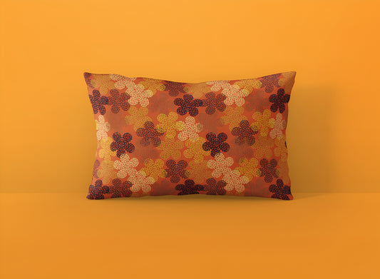 Flower Power Ankara Pillowcase