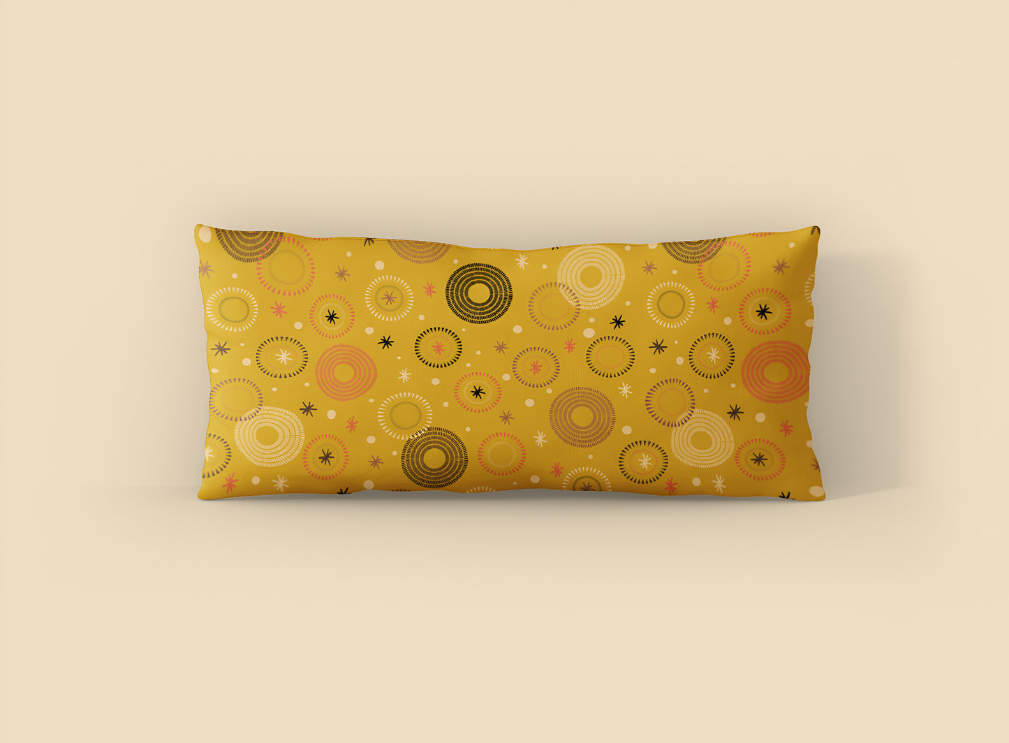 Circles and Stars Pillowcase