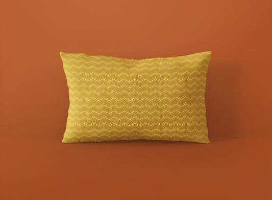 Zig Zag Pattern Microfiber Pillowcase