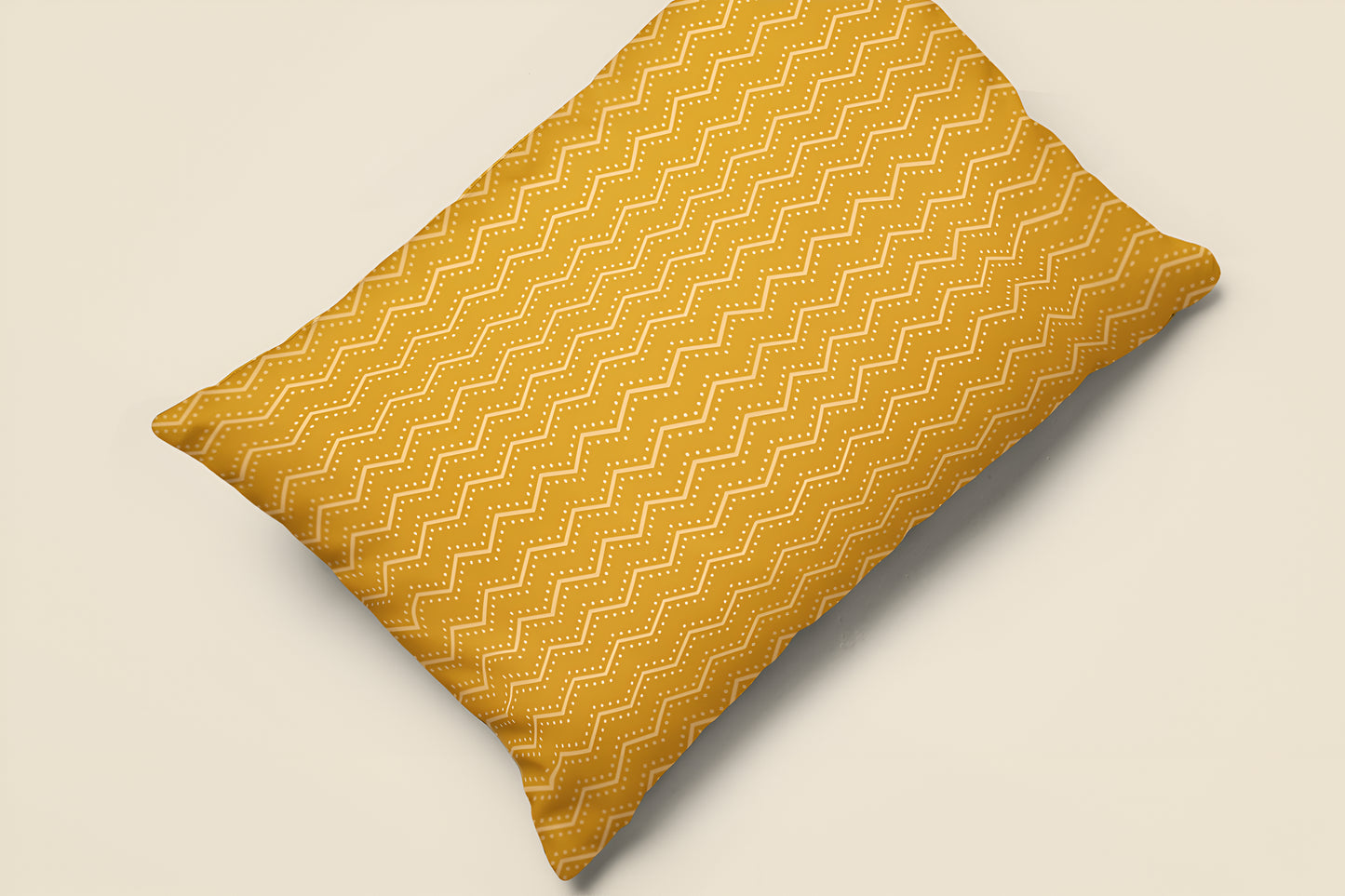 Zig Zag Pattern Microfiber Pillowcase