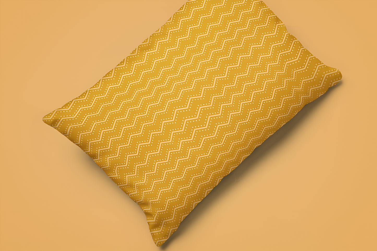 Zig Zag Pattern Microfiber Pillowcase