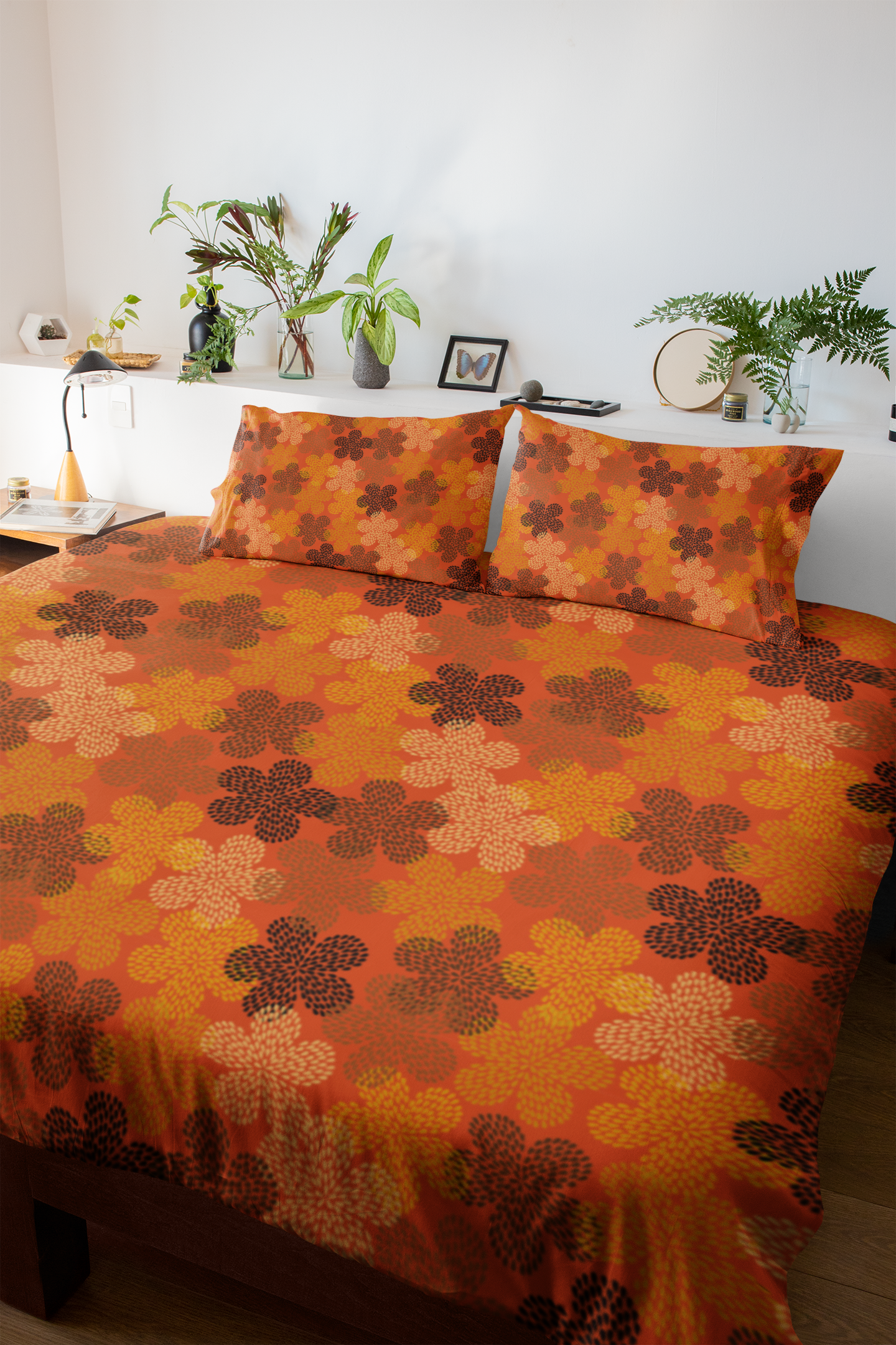 Flower Power Ankara Duvet Cover