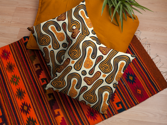 Tribal Art Pillow Cover