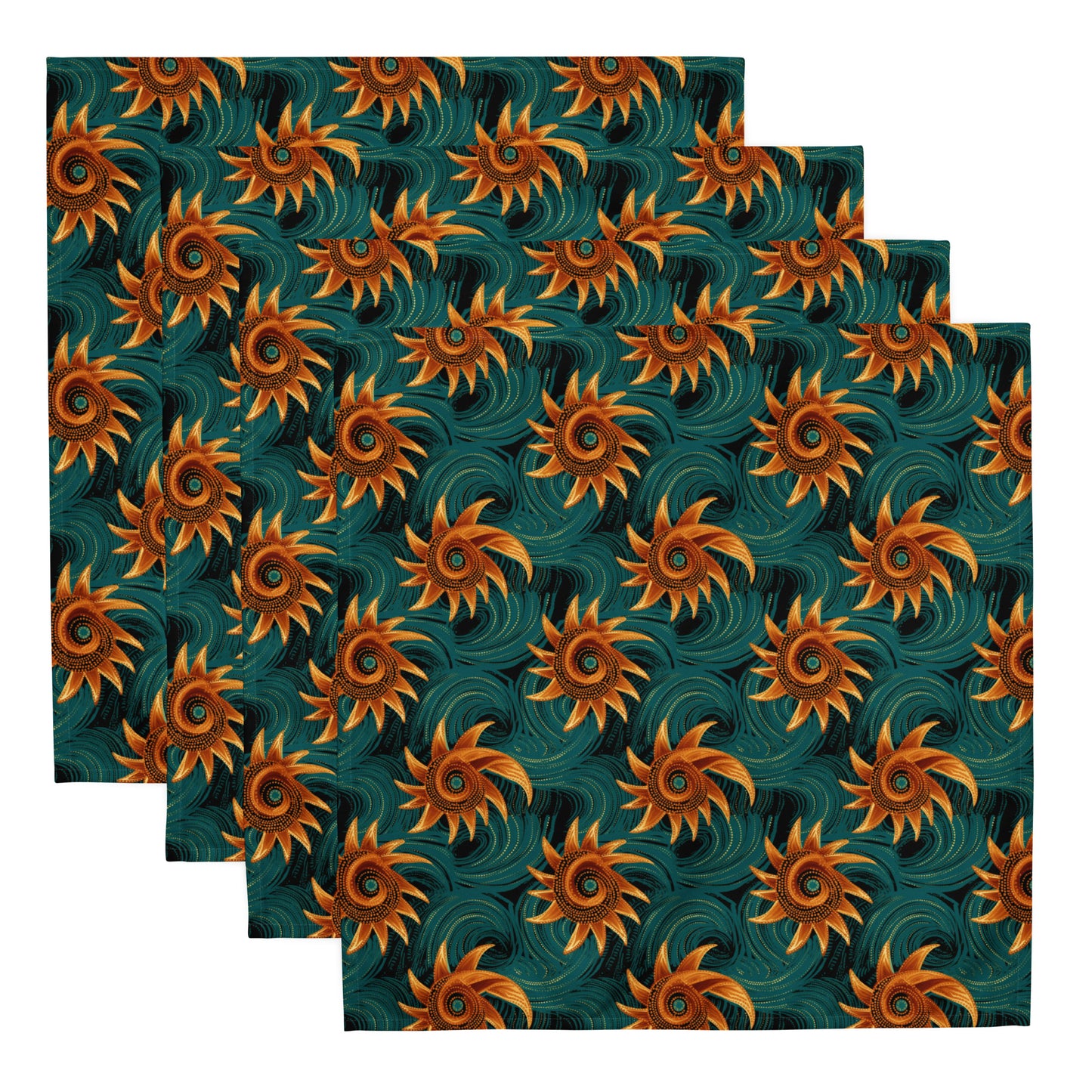Mudcloth Table Linens Napkins Set
