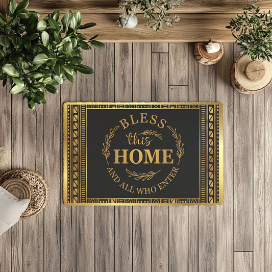 Bless This Home Welcome Mat