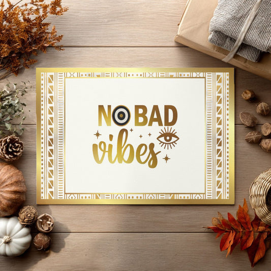 No Bad Vibes Doormat