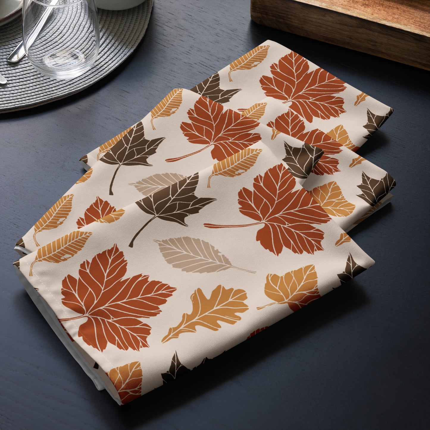 Fall Leaves Napkins Set