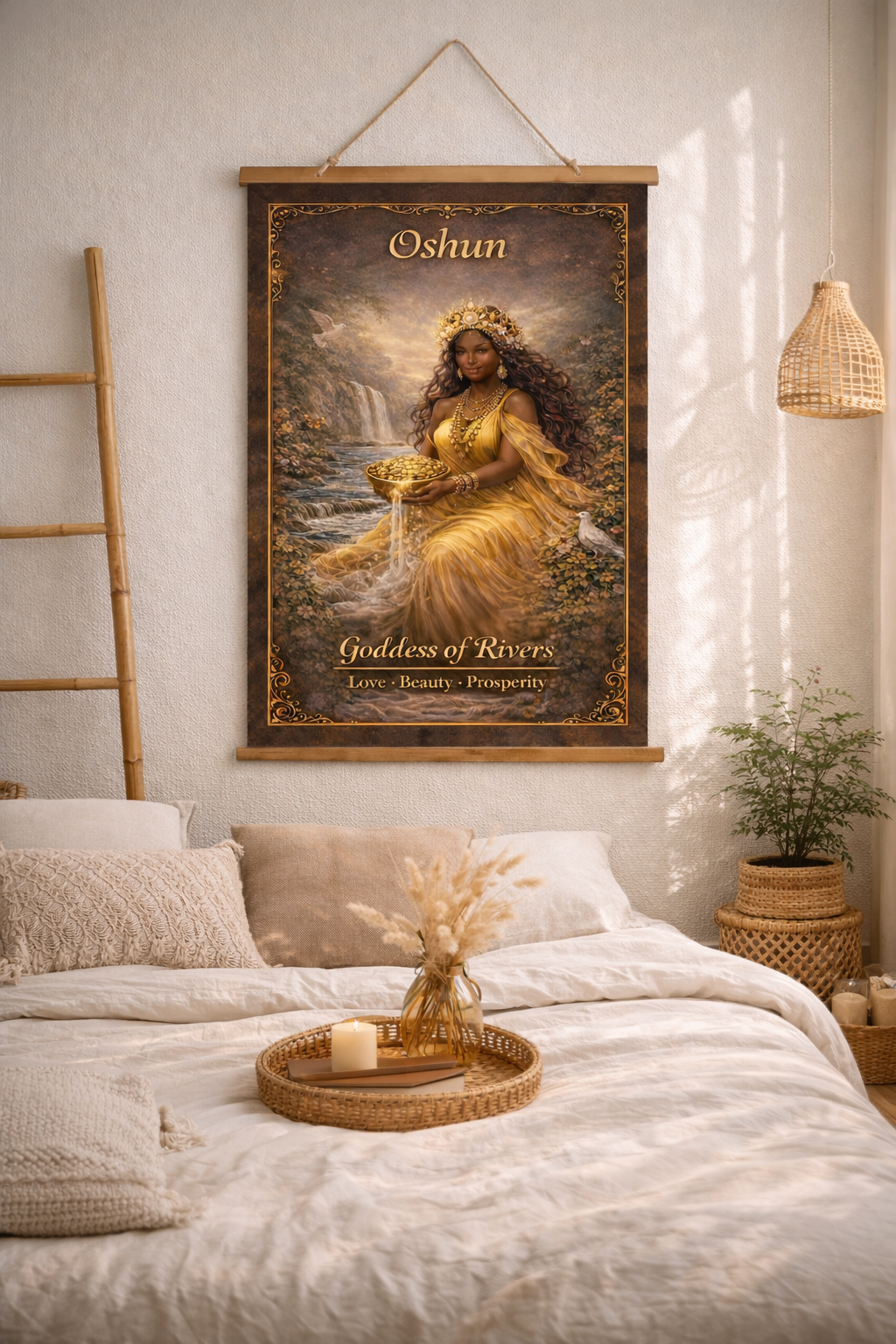 Oshun Goddess of Rivers Wall Tapestry