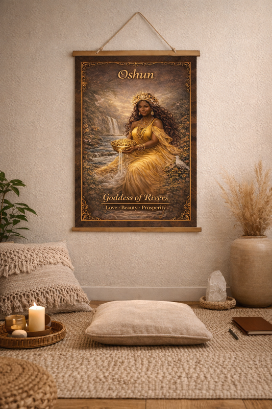 Oshun Goddess of Rivers Wall Tapestry