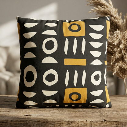 Mudcloth Geometric Pillow Cover