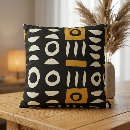 Mudcloth Geometric Pillow Cover