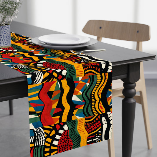 African Print Table Runner