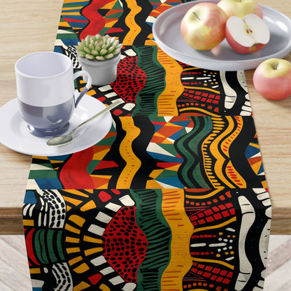 African Print Table Runner