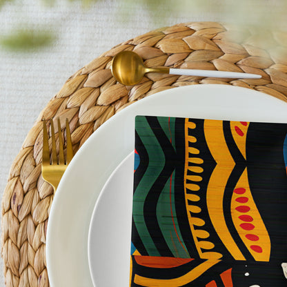 African Print Cloth Napkins