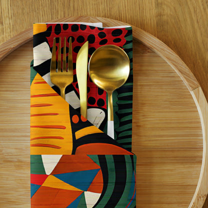 African Print Cloth Napkins